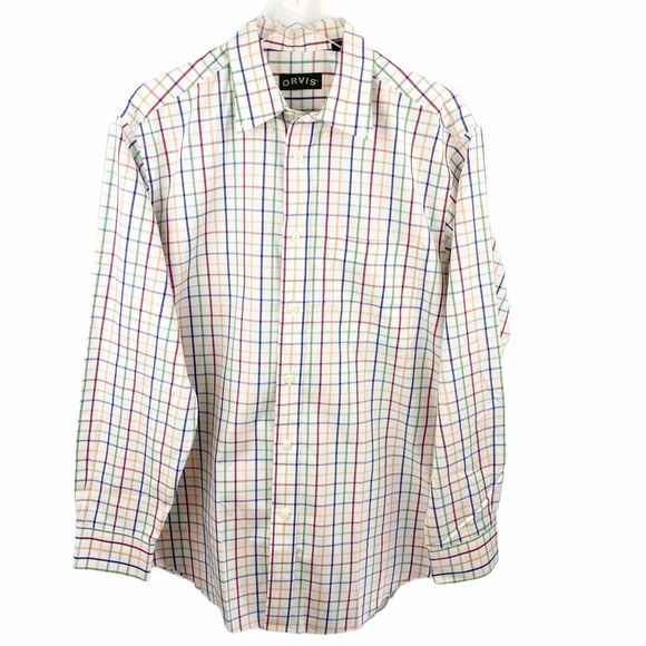 Orvis Other - Orvis Plaid Checkered Casual Button Down Medium